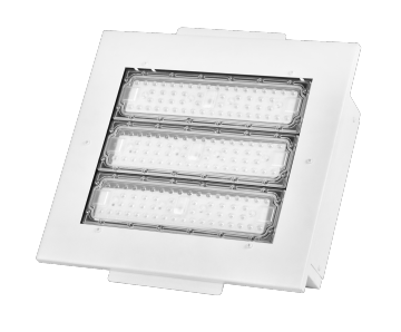 IP65 อลูมิเนียมปิดท้ายหลังคาไฟหลังคา 200W สำหรับสถานีบริการน้ำมัน