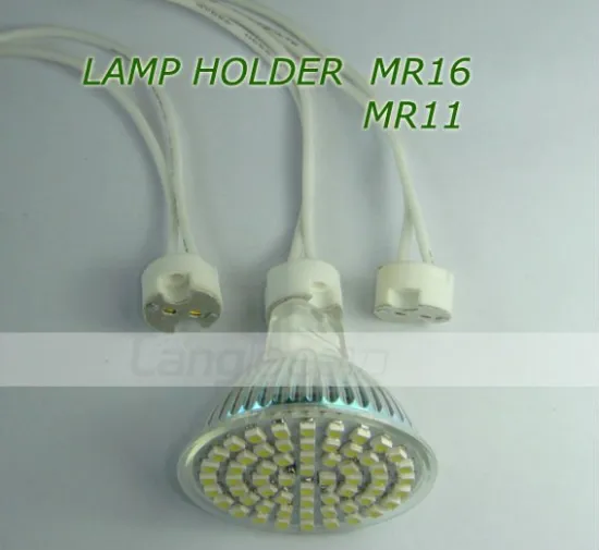 MR16 MR11 Lamp Holder, MR16 Light Base, Bi-pin Lamp Holder, Ceramic