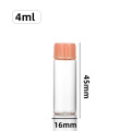 2ml Small Glass Bottle with Cap