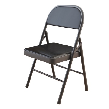 High-Quality, Stackable Metal Dining Chairs with PU Leather: Perfect for Outdoor Events, Weddings, Parties, Home Offices & More