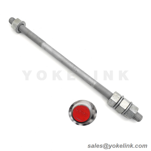 TUV Haba Bertauliah Dirawat F1554 Gred 105 Rod Threads Beam Bolt Anchor