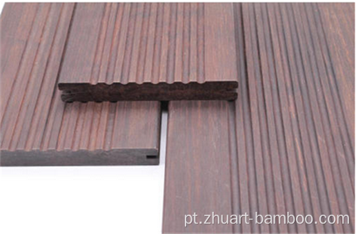 Decking de bambu carbonizado escuro para ambientais