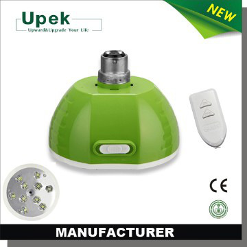 Rechargeable brightness battery operated led light bulb