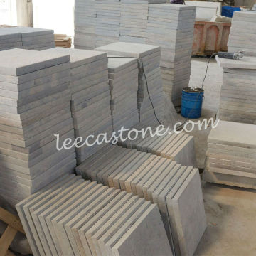 Chamfered porphyry stone tile