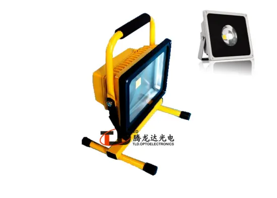 Waterproof Rechargeable Led Flood Light 50watt 5000lm For Building