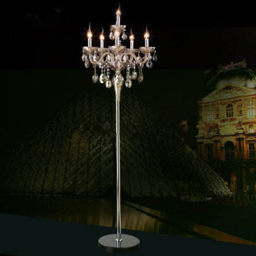 classical vintage crystal floor lamp