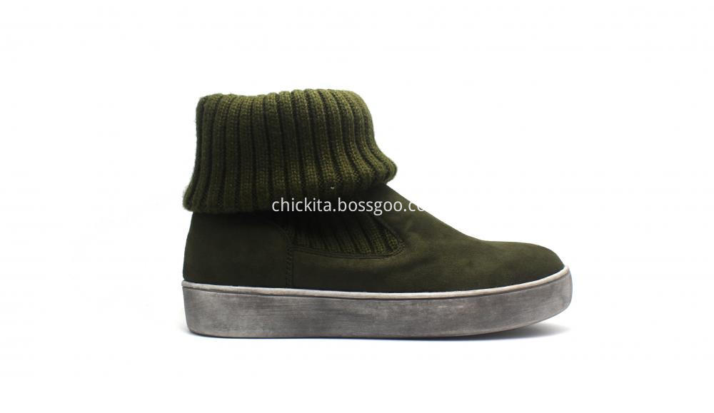 Women Sock Boots On Brush Outsole