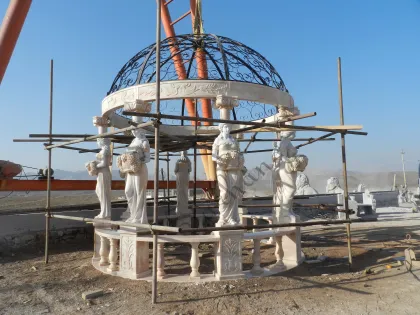 Marble Garden Gazebo Sculpture Marble Outdoor Gazebo Manufacturer