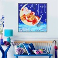 Moon and Santa's Diamond Painting Decoration