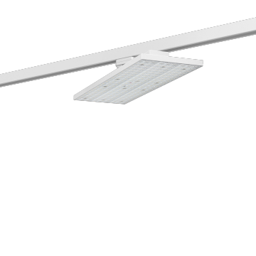 Black and White LED Track Panel Light with 160LM/W and 350 Degree Beam Angle