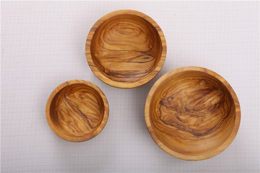 Olive Wood Salad Bowl