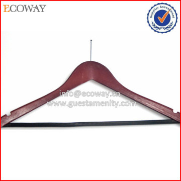 Custom wholesale High Quality Hot Sale Hotel Wooden Coat Hangers