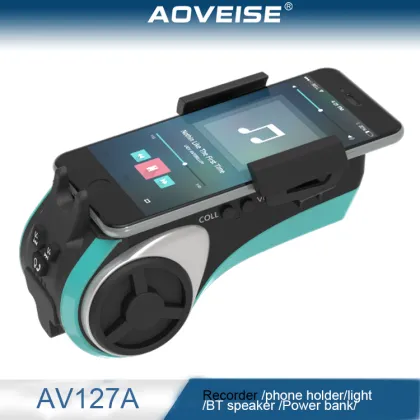 outdoor cycling accessories bike accessory mobile phone holder with 4400 mAh power bank AV127B[AOVEISE]