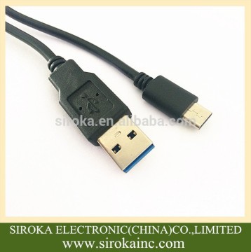 Customized 1m,2m,3m standard USB 3.0 data cable to USB 3.1 type C cable with customized Retail package