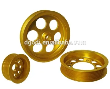 different types of pulley like brass crank pulley with spline