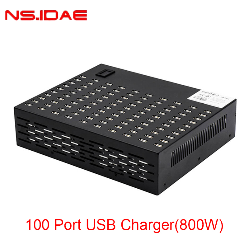 เครื่องชาร์จ USB 100 พอร์ต 800W