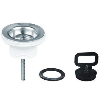 Jutye Sink Strainer Drain Valve Repair Kit with Spare Gasket for Kitchen Sink Stopper Valve