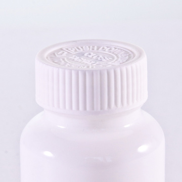 120ml White Jars With Ribbed Child Resistant Cap