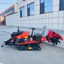 Remote-controlled crawler trencher for weeding