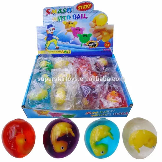 51601206-3 smash water ball splat Dinosaur egg toys with water