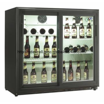 Self-closing Sliding Doors Bar Cooler