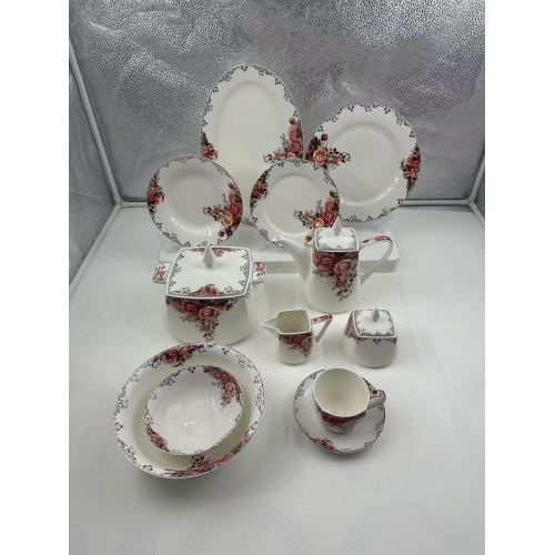 Ceramic tableware suitable for family use
