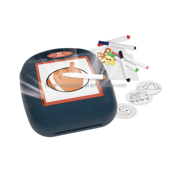 High-Quality DIY Plastic Cartoon Toy Drawing Set: The Perfect Arts & Crafts Educational Projector Toy for Kids