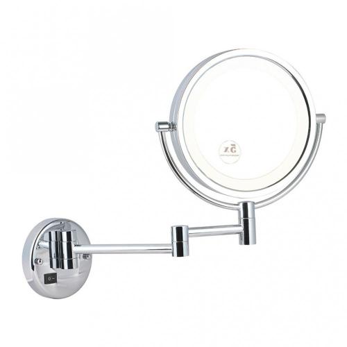 Wall mounted double vanity mirror