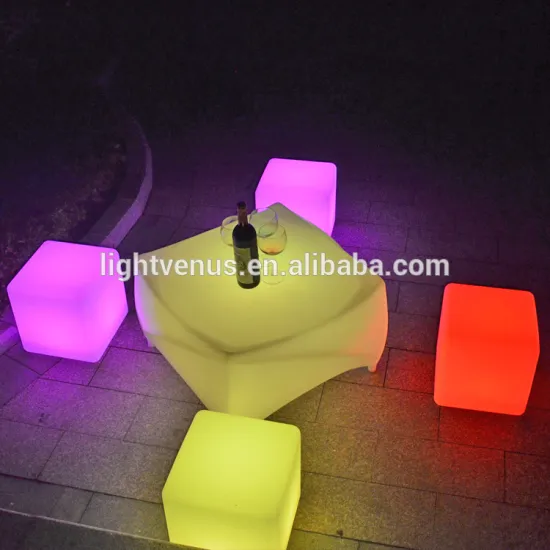 RGB Color changing glowing shiny table desk