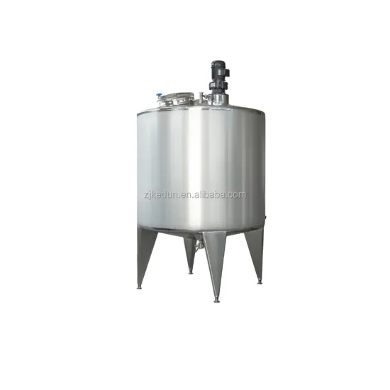 Stainless Steel Storage and Mixing Tank for Food Industry