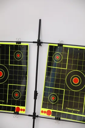 Steel Shooting Target Rack: Paper Target Frame Holder Stand