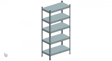 Medium Duty Rack Metal Rack for Warehouse