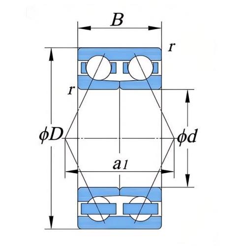 双向角接触球轴承