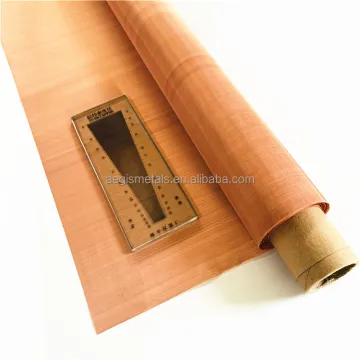Faraday Cage Shielding Woven Copper Wire Mesh Cloth