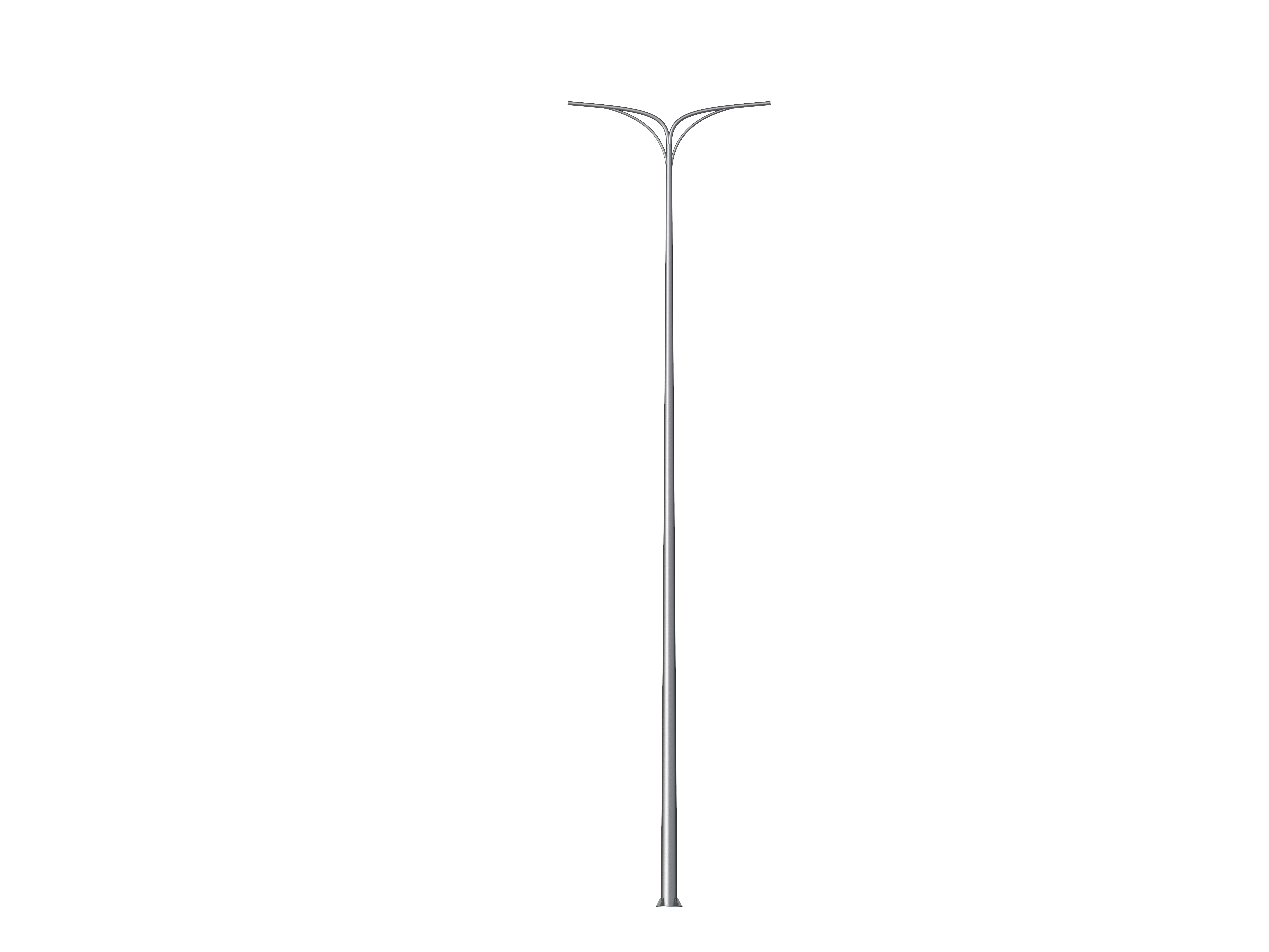 Street Lamp Pole Outdoor Galvanized lamp Pole