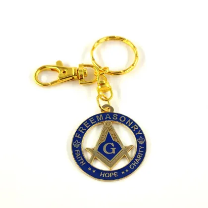 Philippine Eagle Keychain: 3D Cut Out Gold and Black Designs
