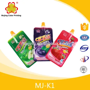 Laundry Detergent Stand Up Plastic Bag With Spout