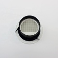 Plastic Round Louver Grille Vent White Bathroom Exhaust