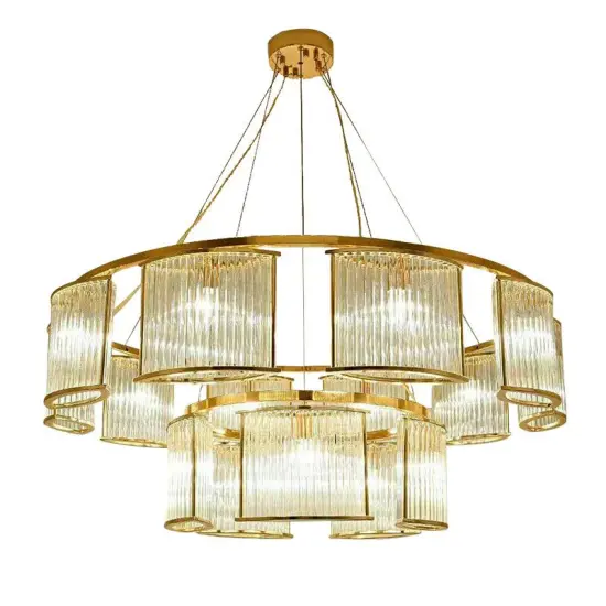 INSHINE Gold Layer Bright Drop Pendant Light