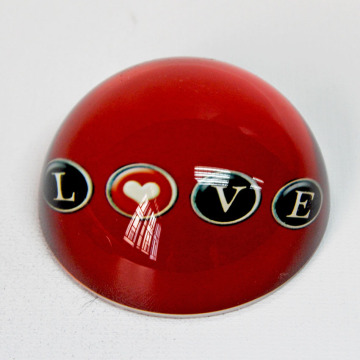 factory wholesale round glass paperweight