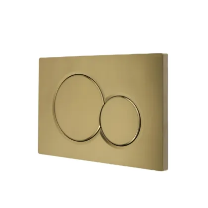 Geberit Sigma Concealed Cistern Push Button Flush Plate - Brushed Gold