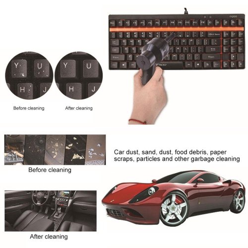 Rechargeable Keyboard Cleaner Mini Computer Vacuum