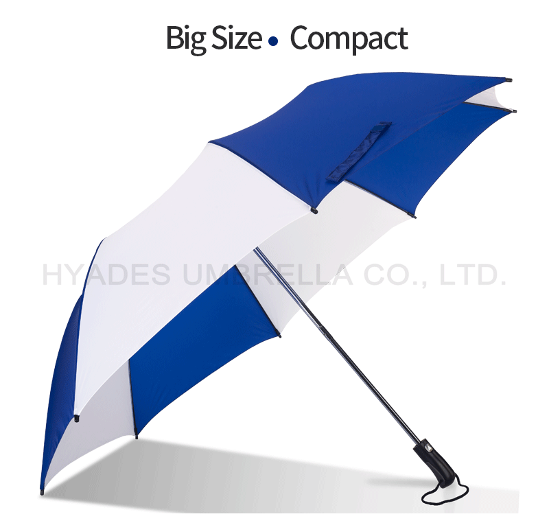 golf umbrella blue and white