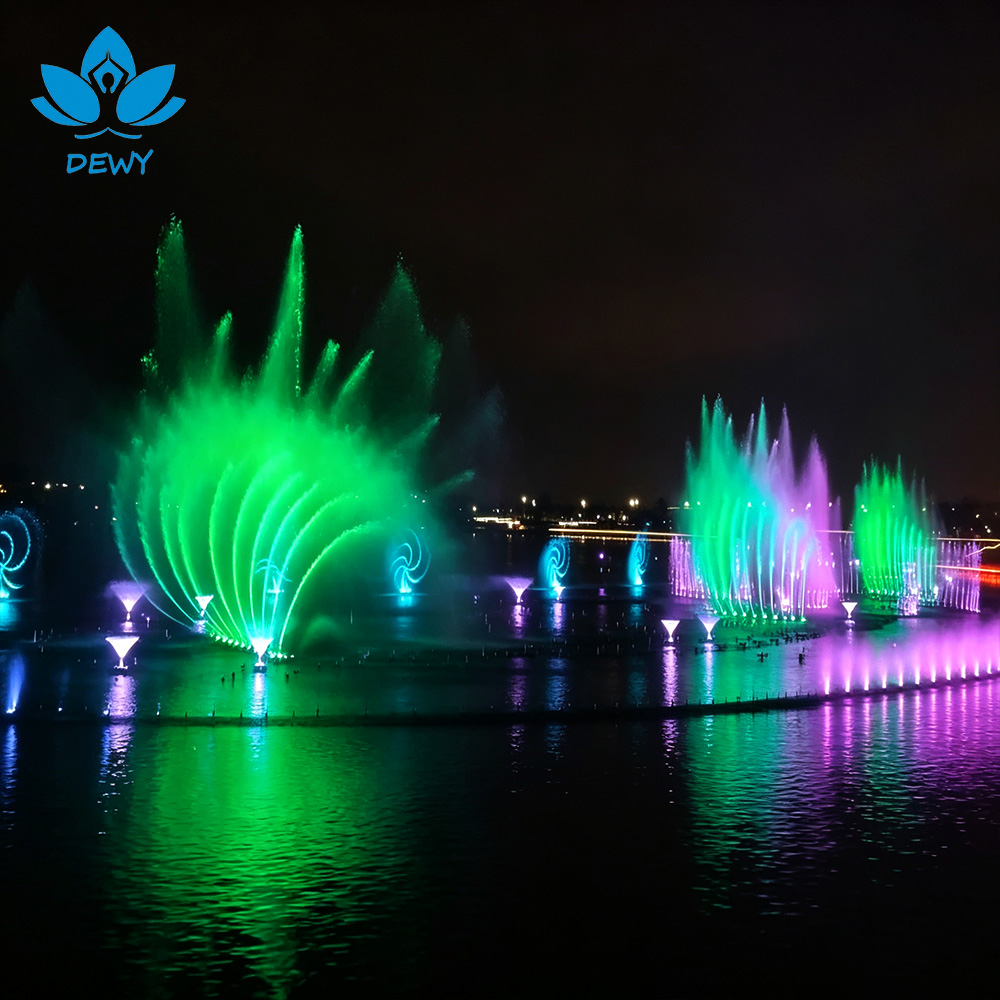 lake laser fountain