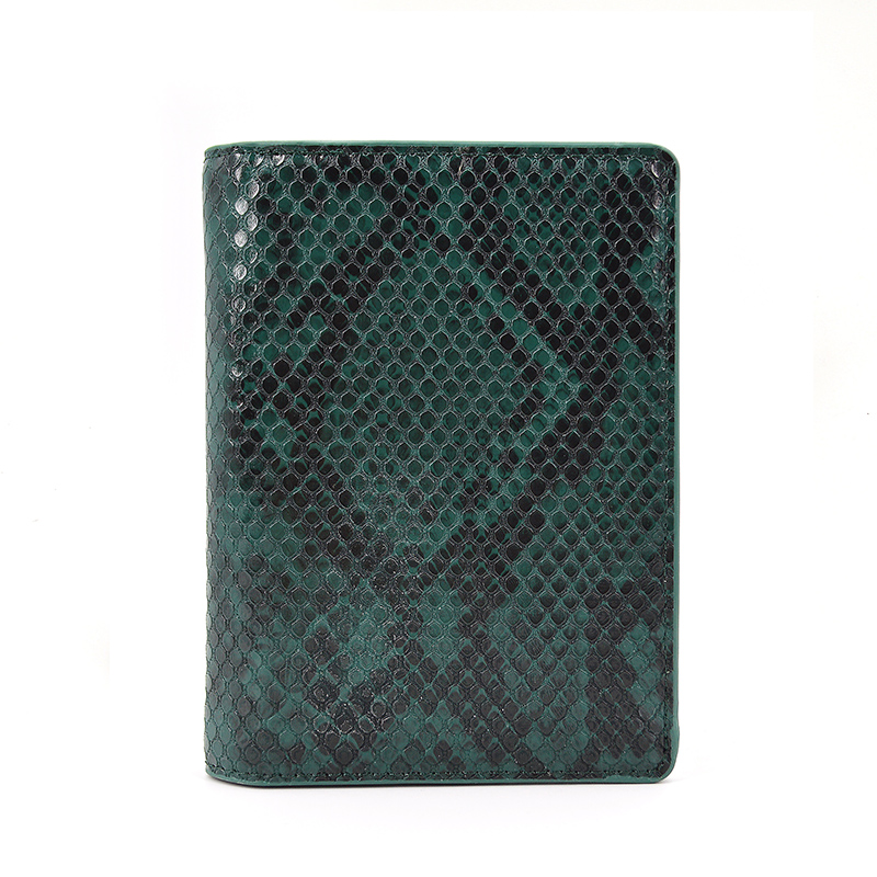 Модный дизайн Slim Python Кожаная обложка для паспорта
