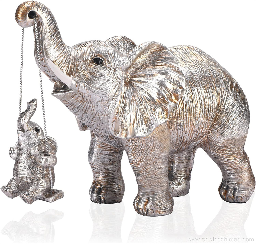Elephant Statue Decor Symbolizes Good Luck, Health, and Strength