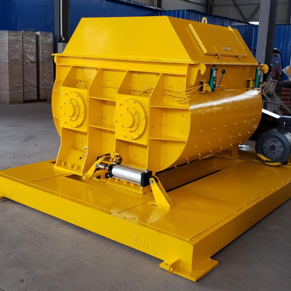 New type forced self loading concrete mixer machine