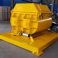 Horizontal electric gravity type concrete mixer