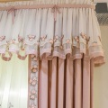 Salon Chambre Broderie Corde Floral Filles Roses