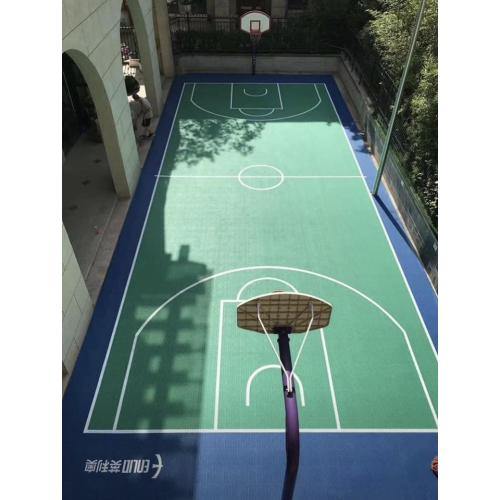 Interlocking drainagetegels Multifunctionele sportvloeren gebruikte basketbalvelden te koop